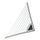 thumbnail image 2 of Escurridor De Platos Para Fregadero Plegable Triangular, Accesorio Versátil Para Cocina Portátil, 60x43x43cm, Gris Claro, 2 of 3
