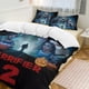 thumbnail image 1 of x570 Terrifier 3-Piece Bedding Set Warm And Comfortable Soft Duvet Cover Bed Set with 1 Duvet Cover And 2 Pillowcases for Bedroom b570, 1 of 5