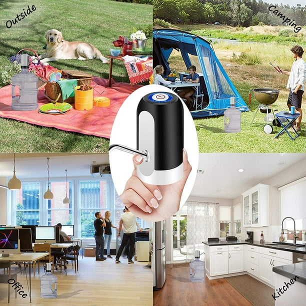 Dispensador de agua - Bomba de agua con carga USB para botella, bomba de agua universal, dispensador de agua eléctrico portátil para jarra, dispensador de agua potable