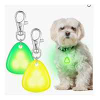 Genérico - Collar Para Mascotas Luz Led Patitas Perros Y Gatos Verde
