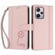 thumbnail image 3 of Funda Cartera Trébol para Xiaomi Redmi Note 12 Pro Plus 5G con Ranuras Tarjetas y Carga Inalámbrica Rosa, 3 of 6