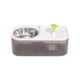 thumbnail image 1 of Dispensador De Agua Para Gatos 2 En 1 Para Perros Peque?os, Medianos Y Gatos, Color Blanco, 1 of 5