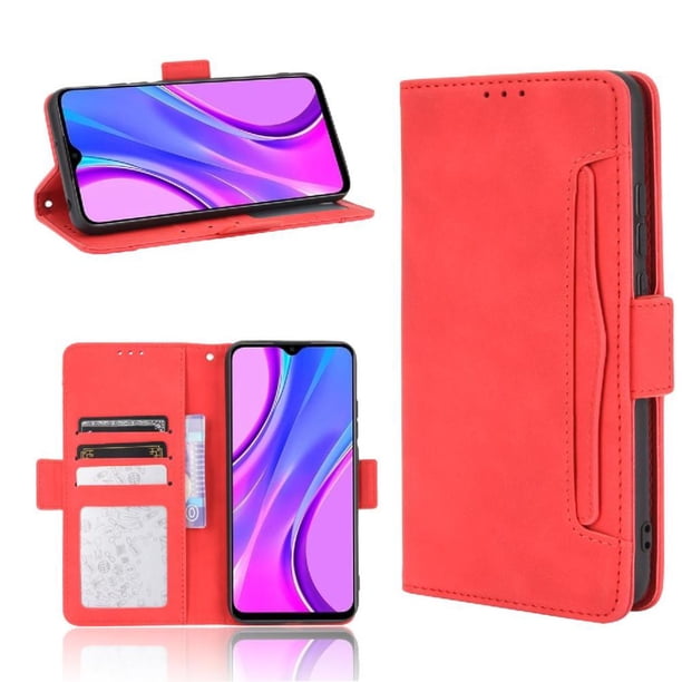 Funda Cartera Magnética para Xiaomi Redmi 9C- Tarjetero Desmontable, Cuero PU, Soporte