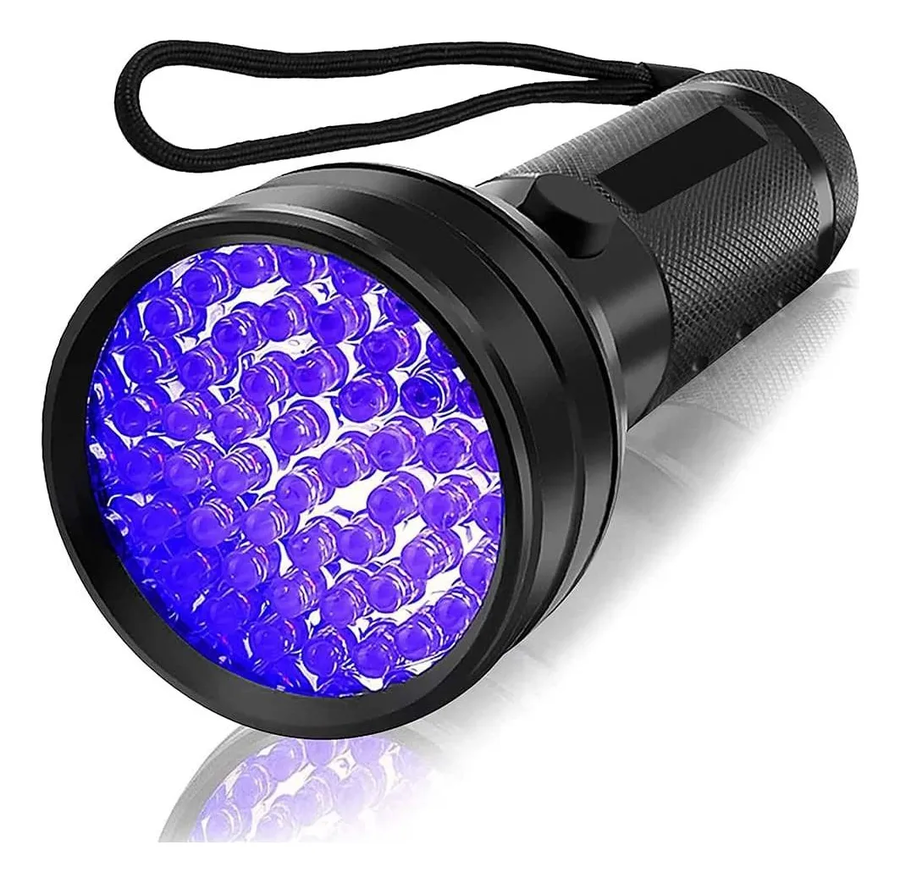 Genérico - Lampara Uv Ultravioleta Detector De Orina Linterna 51 Leds Color De La Linterna Negro Color De La Luz Violeta