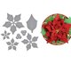 thumbnail image 1 of Matrices de corte DIY para scrapbooking, flor de nochebuena grabada y en capas, 1 of 4