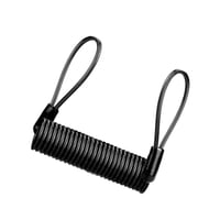 Magideal - Cable De Recordatorio De Bloqueo De Disco De Motocicleta, Cable De Recordatorio De Disco, Cable De Bloqueo De Disco De Cuerda De Alambre De Resorte De , Negro