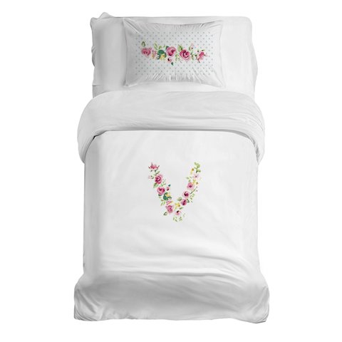 Tuyo Print - Cubreplumón Transición Letras Vintage V