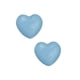 thumbnail image 4 of 2pcs en forma de corazón de cerámica del cajón de la puerta del compartimiento de la manija del pomo del tirador hardware azul, 4 of 5
