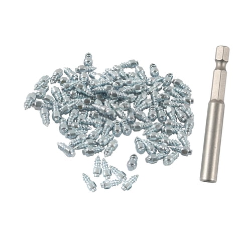 Ioensy - 100 Clavos Para Neumáticos De Invierno, Para Nieve, Para Scooters, Coches, Motocicletas, 4 X 12 Mm