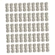 thumbnail image 3 of Ganchos Para Luces De Navidad, Prácticos Y Prácticos, Con Forma De S, Para Toallas, Oficina, 50 Unidades, Color Blanco, 3 of 5
