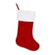 thumbnail image 1 of Saco colgante de terciopelo navideño Medias navideñas de Papá Noel Adornos novedosos Bolsas de regalos navideñas para niños para decoración del hogar rojo, 1 of 5