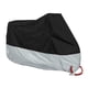 thumbnail image 1 of Funda universal para motocicleta, impermeable, con protección solar, con orificios para cerradura y bolsa de almacenamiento, color plateado., 1 of 7