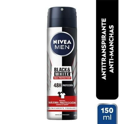 Desodorante Spray Black White Men 150 Ml Nivea