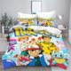 thumbnail image 1 of Pokemon Bedding sets for kids,Cartoon Pikachu Bedding Set,Cute Duvet Cover Pillowcases Gifts for boys and girls Bed Sheets, 1 of 5