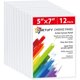 thumbnail image 1 of Simetufy 12 Pack 5x7 Inch Small Flat Canvas Boards for Kids, 1 of 3