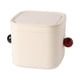 thumbnail image 5 of Bin de basura del bote de basura de la encimera con tapa con tapa fácil de limpiar la basura de desechos de desecho multifunción para la sala de estar, 5 of 5