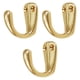 thumbnail image 2 of 3 Uds Ganchos Multiusos Latón Versátiles Ganchos Para Ropa Ganchos Para Abrigos Montaje En Pared Dorado, 2 of 5