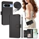 thumbnail image 2 of Funda Billetera para Google Pixel 8 Pro, Cuero Sintético con Cierre, Negro, 2 of 6