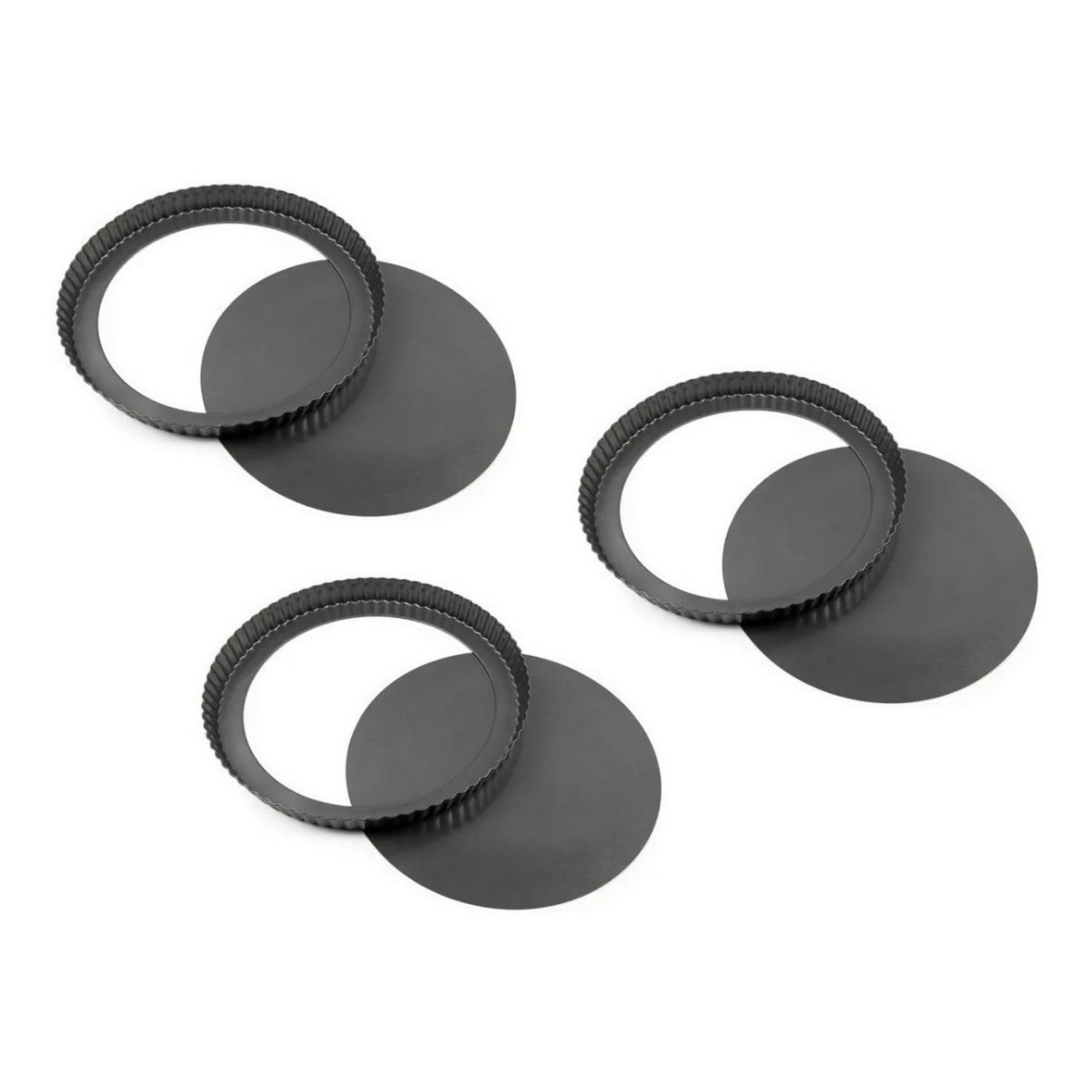 Genérico - Pack X3 Molde Desmontable Moldes Desmontables Tartaleta 32cm