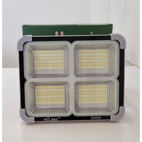 Vellmax - Proyector Solar Integrado V-Em-74200 200W 6500K 4000K 3000K Y Luz De Emergencia