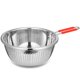 thumbnail image 1 of Colador de alimentos Contiup 26 cm mango rojo plateado, 1 of 6