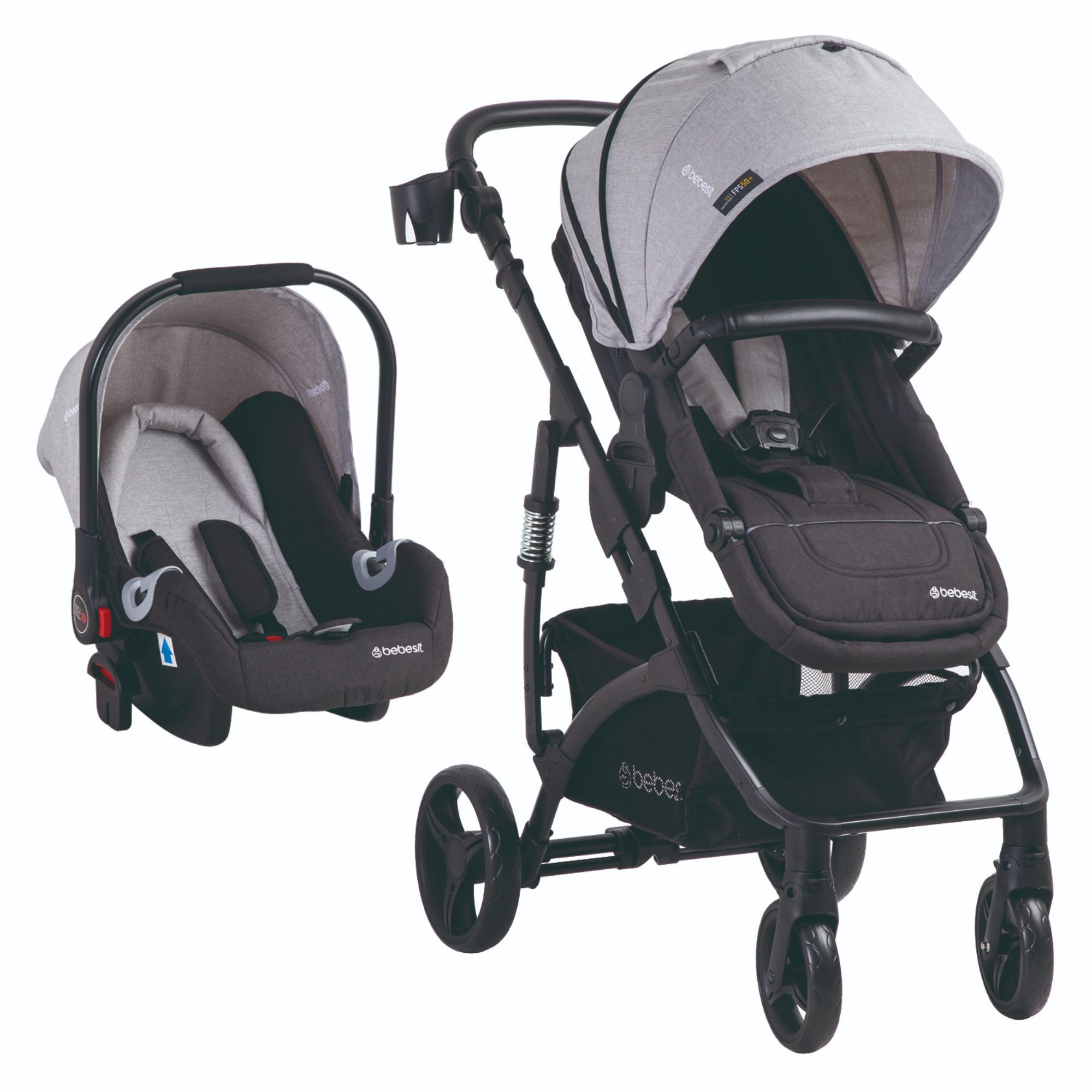 Bebesit - Coche Travel System Explorer Lx Gris