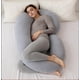 thumbnail image 3 of Cojín Almohada Maternal Gris Pre Y Post Natal Funda Muy Suav, 3 of 5