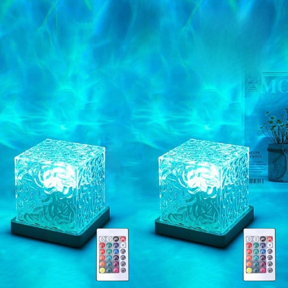 Lámpara Proyectora de Olas Oceánicas Night Light Growalleter RGB 16 Colores