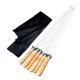 thumbnail image 5 of 6 Brochetas Planas De Acero Inoxidable Para Barbacoa, Para Cocinar, Picnic Y Camping., 5 of 5