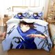 thumbnail image 1 of Fashion Blue Lock Bedding Set Boys Girls Size Duvet Cover Pillowcase Bed boys Adult Home Textiles Bed Sheets, 1 of 5