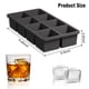 thumbnail image 2 of Bandeja para cubitos de hielo Samuelworld, grande, silicona, 2 unidades, color negro, 2 of 7