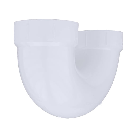 Racor de desagüe Charlotte Pipe 2 DWV Return Bend, color blanco