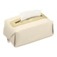 thumbnail image 1 of Uxcell Cubierta de Caja de Pañuelos de Cuero Sintético, Cubierta de Caja de Pañuelos de PU Rectangular con Botón para Decoración de Hogar/Baño/Coche/Oficina (Beige Blanco, 7.87 x 4.72 x 3.54 Pulgadas), 1 of 7