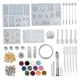 thumbnail image 5 of Kit De Moldes De Fundición De Resina De 142 Uds., Moldes Artesanales Colgantes Para Hacer Joyas De Silicona, 5 of 5