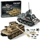thumbnail image 1 of Kit de construcción para tanques del ejército de la Segunda Guerra Mundial, German Tiger y American M4, 1 of 3