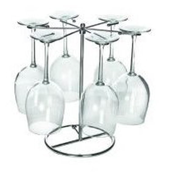 Tendedero Franmara cromado para 6 copas de vino