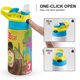 thumbnail image 4 of Masha y el Oso Botella de Agua con Tapa Pop Top de Un Toque, Acero Inoxidable, a Prueba de Fugas, para Deportes, Botella Infantil azul 12 oz, 4 of 6