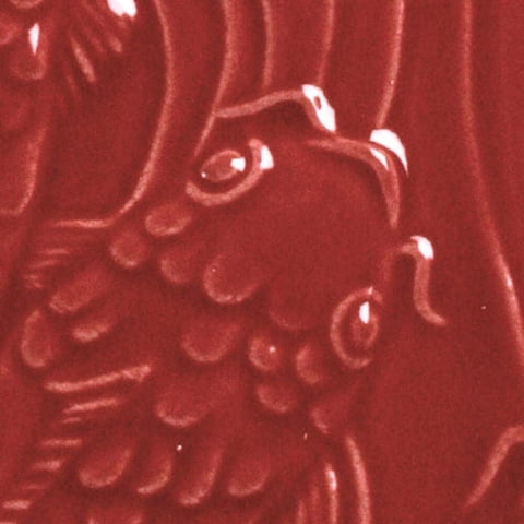 Líquido Glaze Amaco Lg-57 Sin Plomo, Brillante, Rojo Intenso, 473 Ml