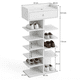 thumbnail image 2 of Zapatero Organizador Estante Zapatos 14 Pcs Hall Armario Blanco, 2 of 4