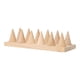 thumbnail image 3 of Soporte De Anillo En Forma De Cono, Adorno Duradero De Madera Para El Hogar, Tienda Minorista, Tocador, 12 Ranuras, 3 of 5