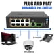 thumbnail image 5 of Conmutador PoE BV-Tech de 8 puertos con riel DIN de enlace ascendente de 1 Gigabit, 5 of 7