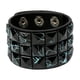 thumbnail image 4 of Pulsera De Pu?o, Regalos Para Novio, Pulsera Gótica Para Adultos, Graduación, Halloween, Negro, 4 of 5
