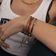 thumbnail image 2 of Pack Pulseras Mostaza, Café y Terracota con Mostacillas de Plata multicolor Talla única, 2 of 4
