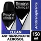 thumbnail image 1 of Clinical Aerosol Rexona Men Desodorante Clean Hombre, 150 ml, 1 of 4