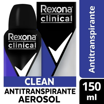 Clinical Desodorante En Aerosol Clean 150 Ml Rexona Men