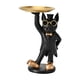 thumbnail image 2 of Perro Escultura Perro Estatua Organizador Para Pasillo Decoración Moderna Negro, 2 of 5
