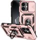 thumbnail image 1 of Funda Resistente Anillo Soporte iPhone 17 Privacidad Cámara Montaje Magnético Oro rosa, 1 of 6