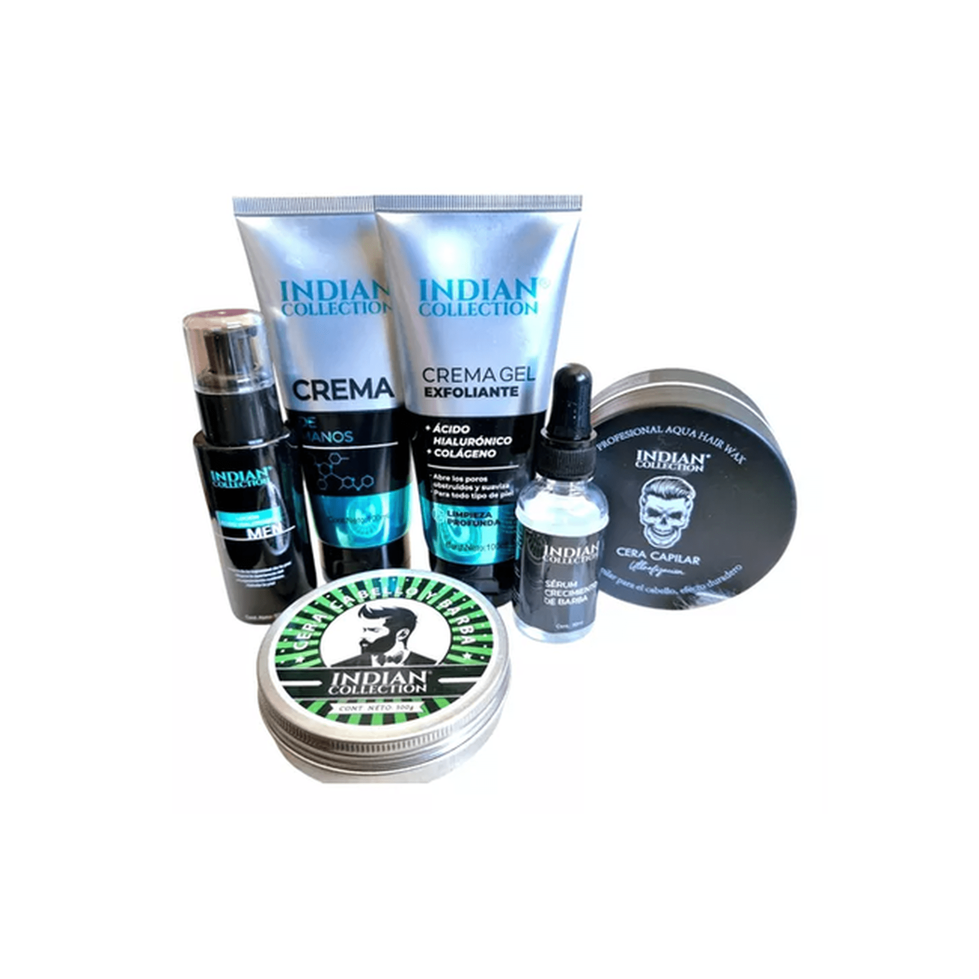 Genérico - Kit De Regalo Cuidado Facial Y Capilar Para Hombres, 6 Piezas