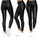 thumbnail image 2 of JEANS ECO CUERO CALCE PERFECTO TIRO ALTO ELASTICADOS BOTÓN CIERRE TALLA M, 2 of 3