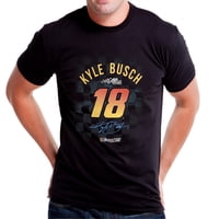Delsol - Nascar Camiseta Clásica Para - Busch Kyle - Negro De Para - Camiseta (M)
